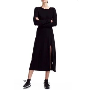 maje 2-in-1 knit dress & removable cape 2-in-1 knit dress & removable cape
